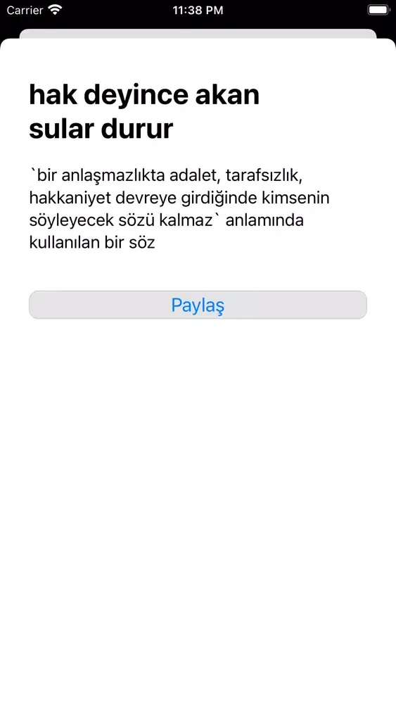 Lügat Ekran Görüntüleri