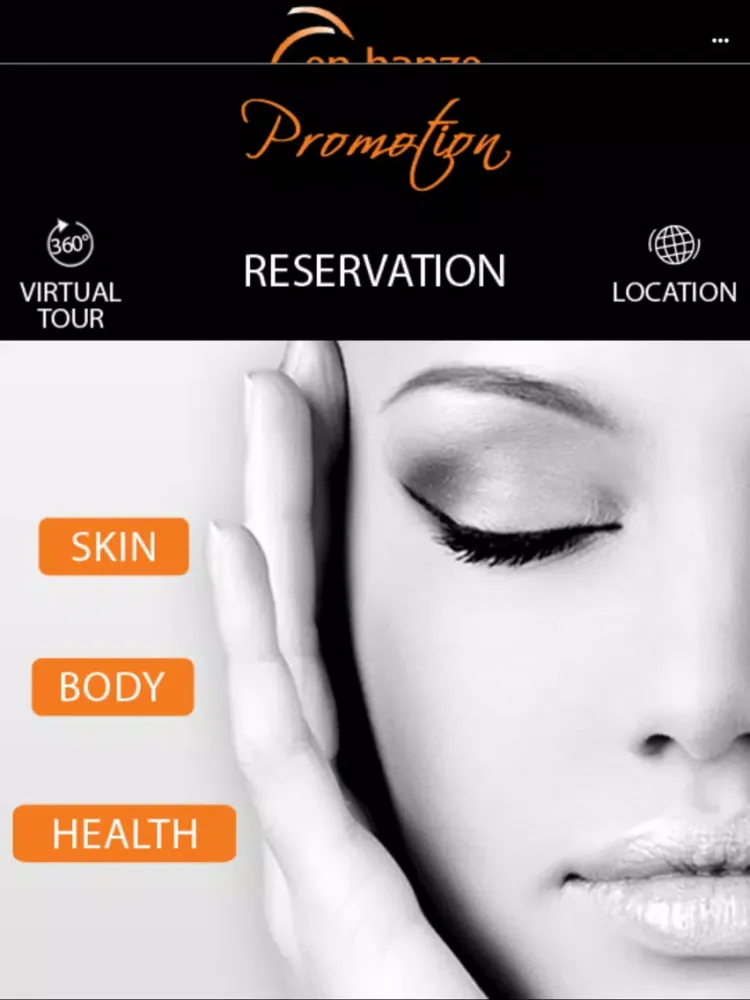 Capturas de tela do Enhanze Aesthetics Clinic iPad 