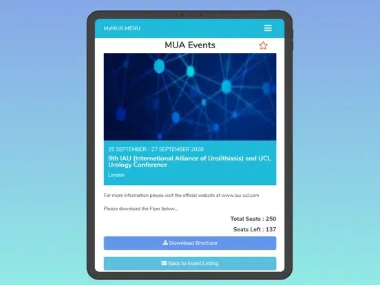 MyMUA Events iPad  سکرین شاٹس