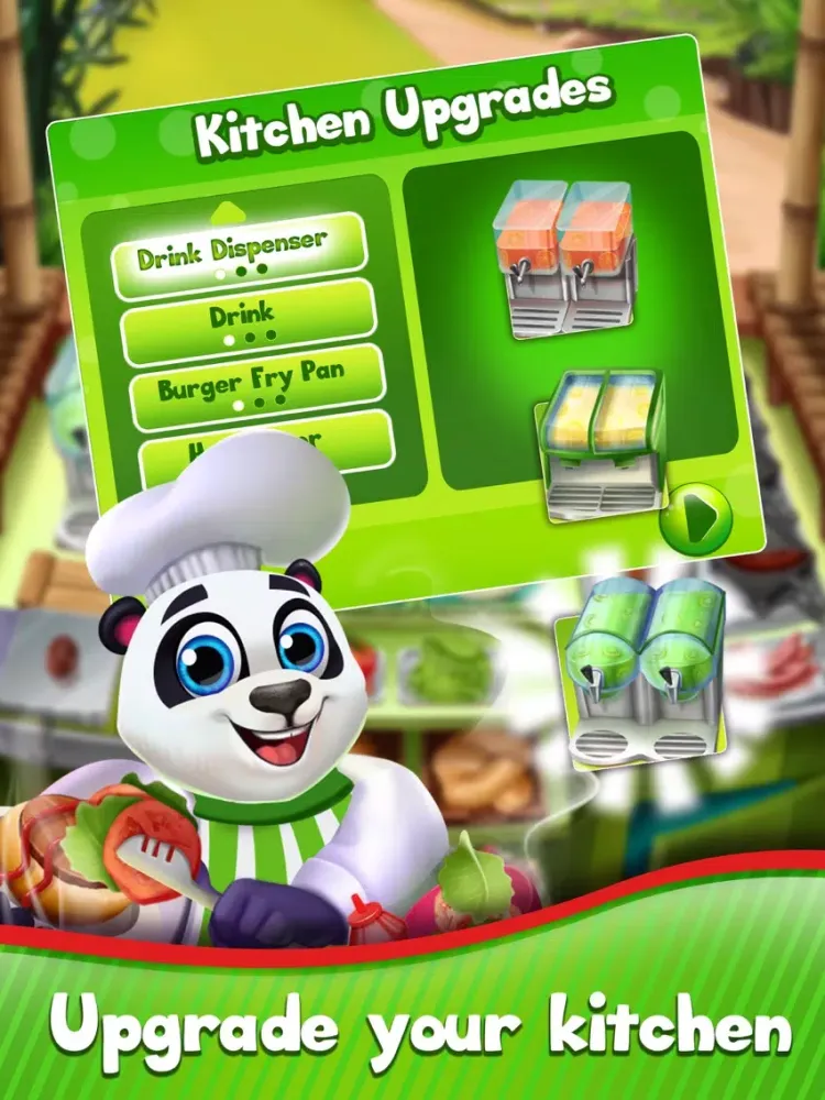 My Chef Panda: Cook Restaurant iPad  Ekran Görüntüleri