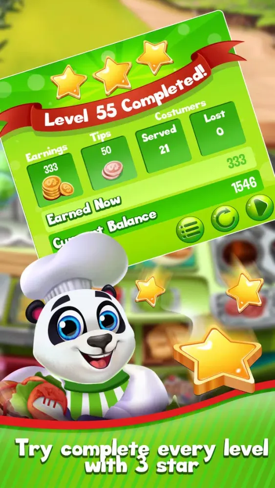 My Chef Panda: Cook Restaurant Ekran Görüntüleri