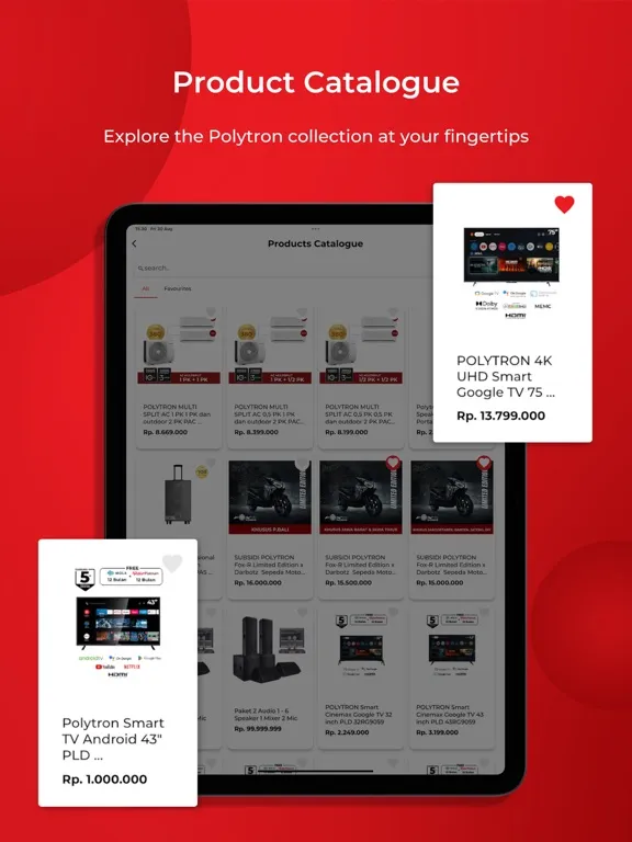 ภาพหน้าจอของ My Polytron iPad 