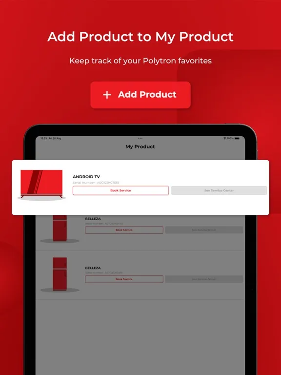 ภาพหน้าจอของ My Polytron iPad 