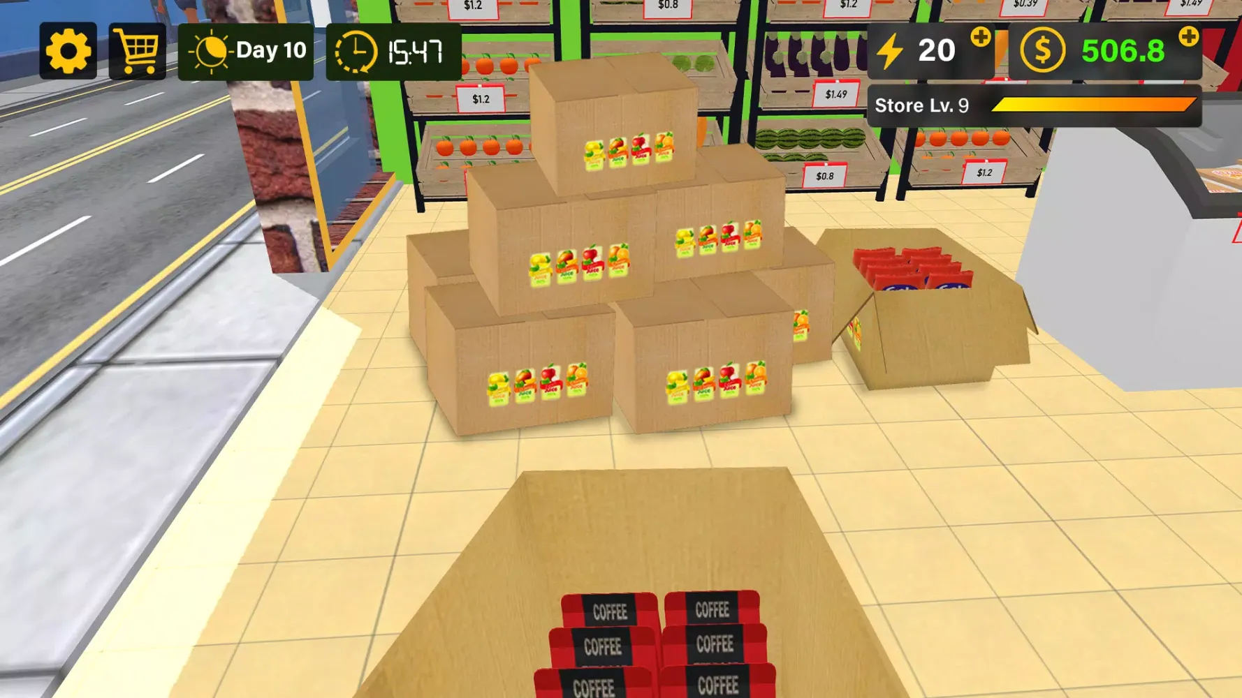 Supermarket 3D Simulation Game Screenshots