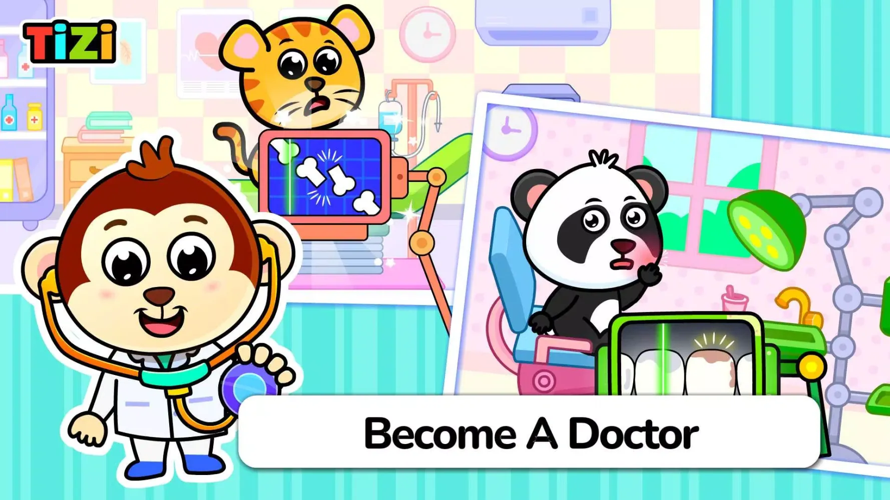 Capturas de tela do Tizi Mini World - Kids Games