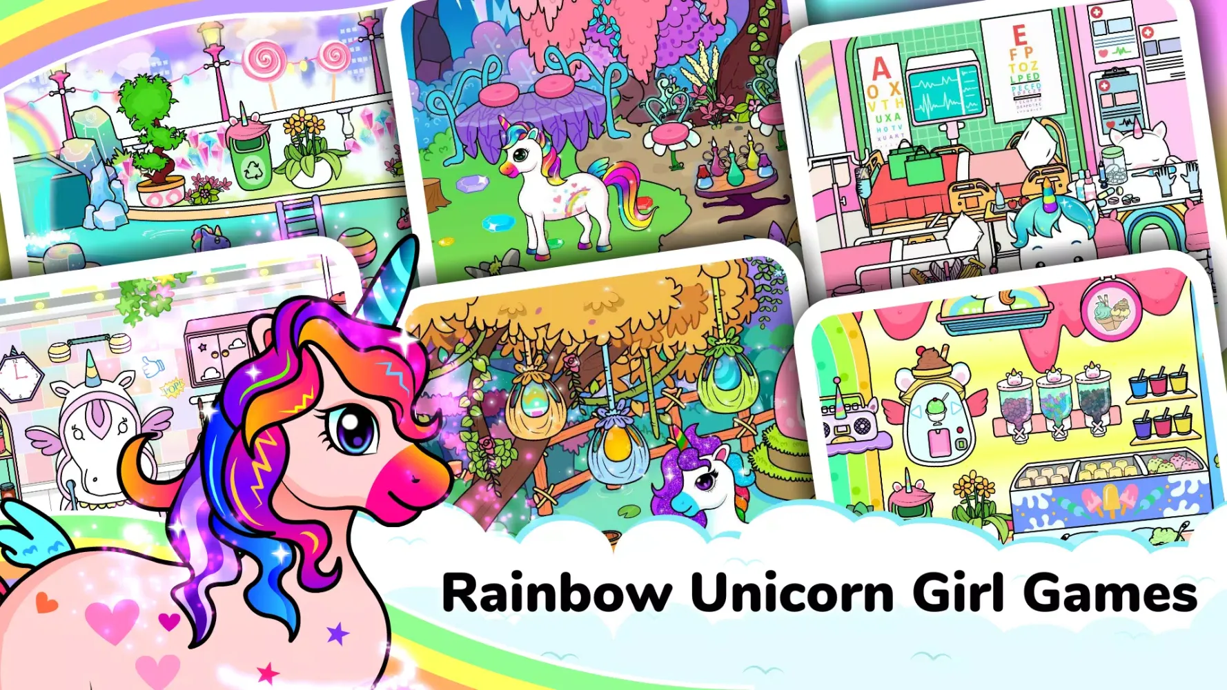 Capturas de tela do Tizi Town Home Decoration Game