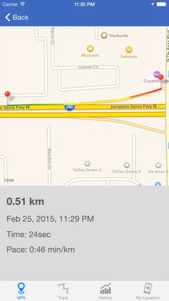 My Track, GPS tracking سکرین شاٹس