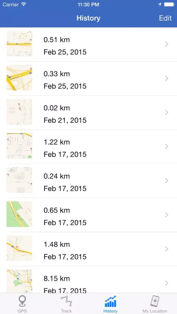 My Track, GPS tracking سکرین شاٹس