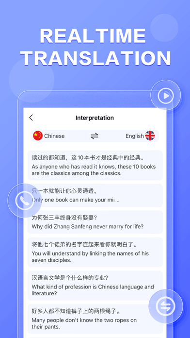 Screenshot di TelTranslator
