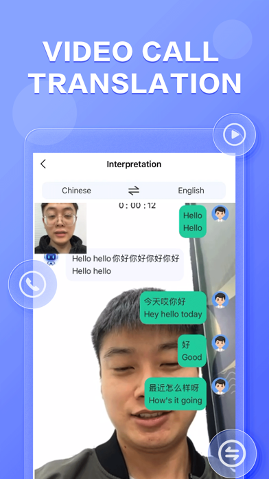 Screenshot di TelTranslator