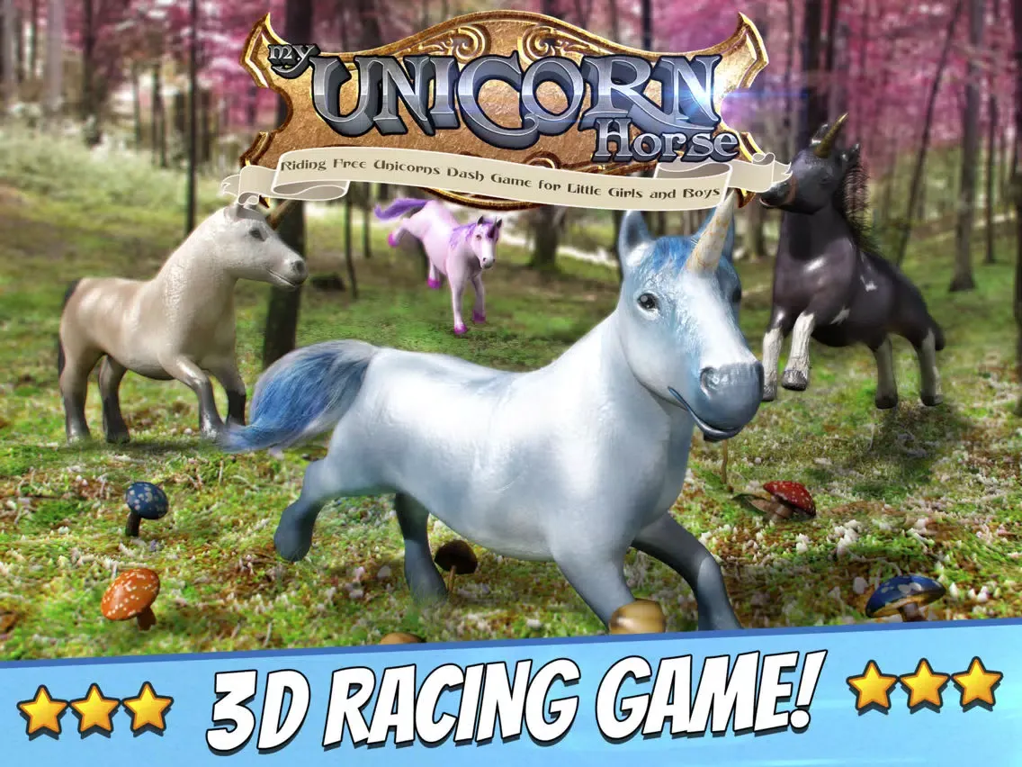 Zrzuty ekranu My Unicorn Horse Riding . Free Unicorns Dash Game For Little Girls and Boys iPad 