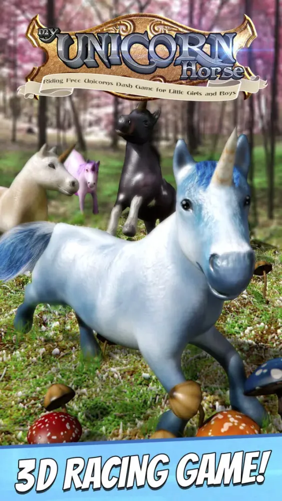 Zrzuty ekranu My Unicorn Horse Riding . Free Unicorns Dash Game For Little Girls and Boys