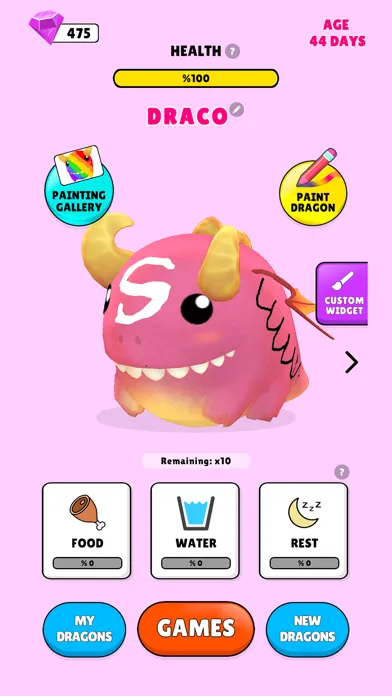 Dragon Widget Game Ekran Görüntüleri