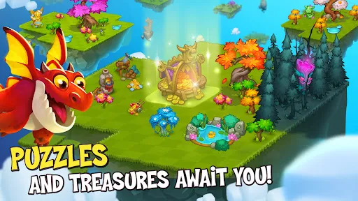 Tangkapan skrin Merge World Above Magic Puzzle