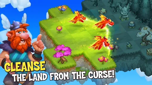 Tangkapan skrin Merge World Above Magic Puzzle