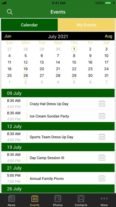 Zrzuty ekranu Brooks School Summer Programs