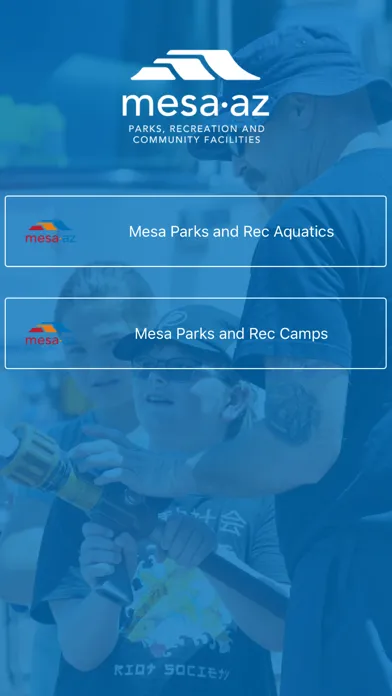 Ảnh chụp màn hình của Mesa Parks and Rec Camps