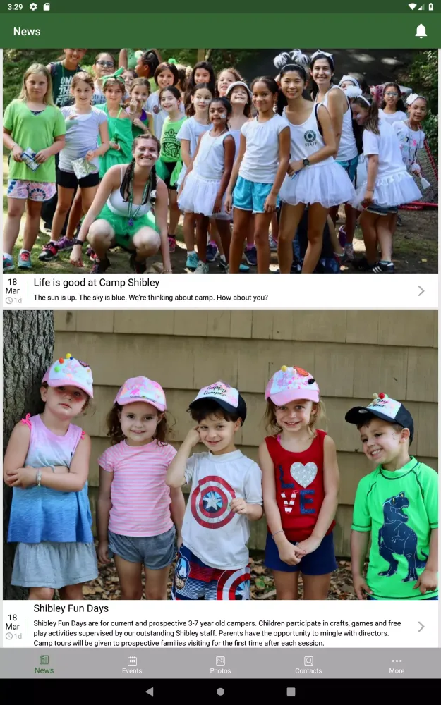 ภาพหน้าจอของ Shibley Day Camp