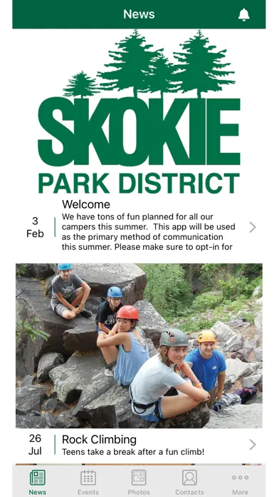 Captures d'écran de Skokie Parks Summer Camps
