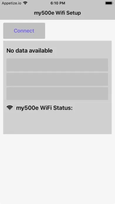 my500e Wifi-Setup سکرین شاٹس