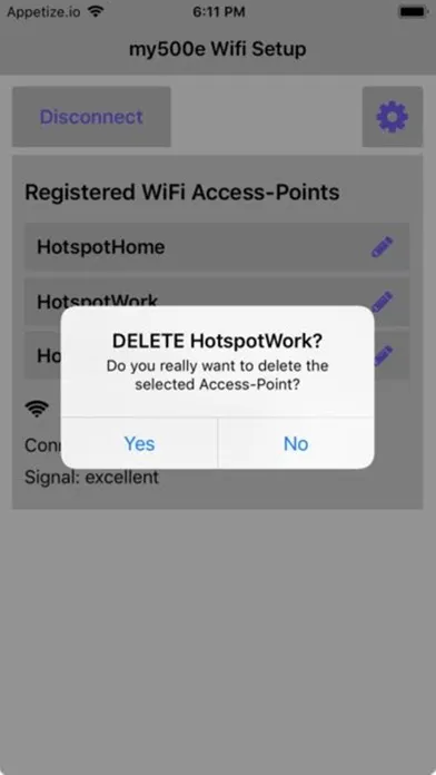my500e Wifi-Setup سکرین شاٹس