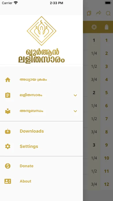 Quran Lalithasaram應用截圖