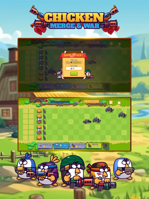 Chicken Merge & War iPad  스크린샷