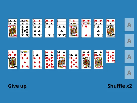 Solitaire La Belle Lucie iPad  Screenshots