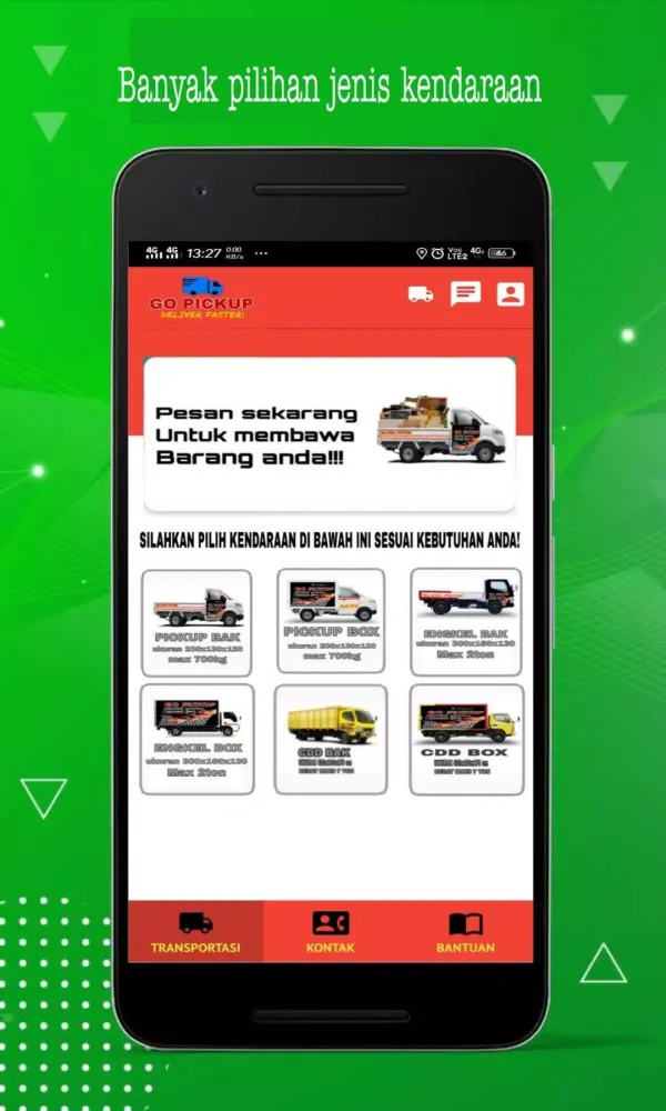 Tangkapan layar Box pickup - Jasa Angkutan bar