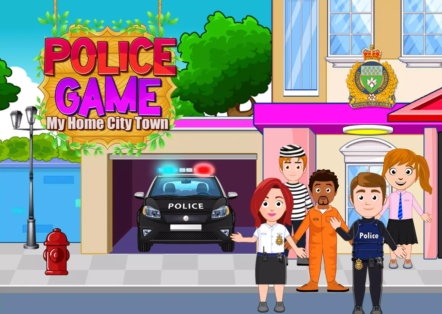 Capturas de pantalla de My Home City Town: Police Game