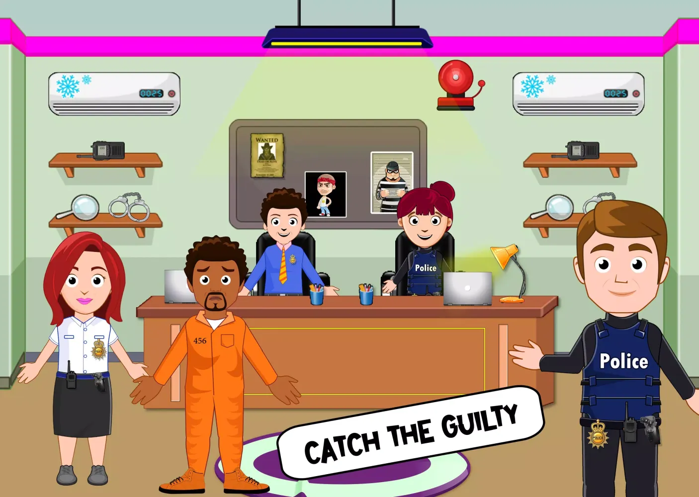 Capturas de pantalla de My Home City Town: Police Game