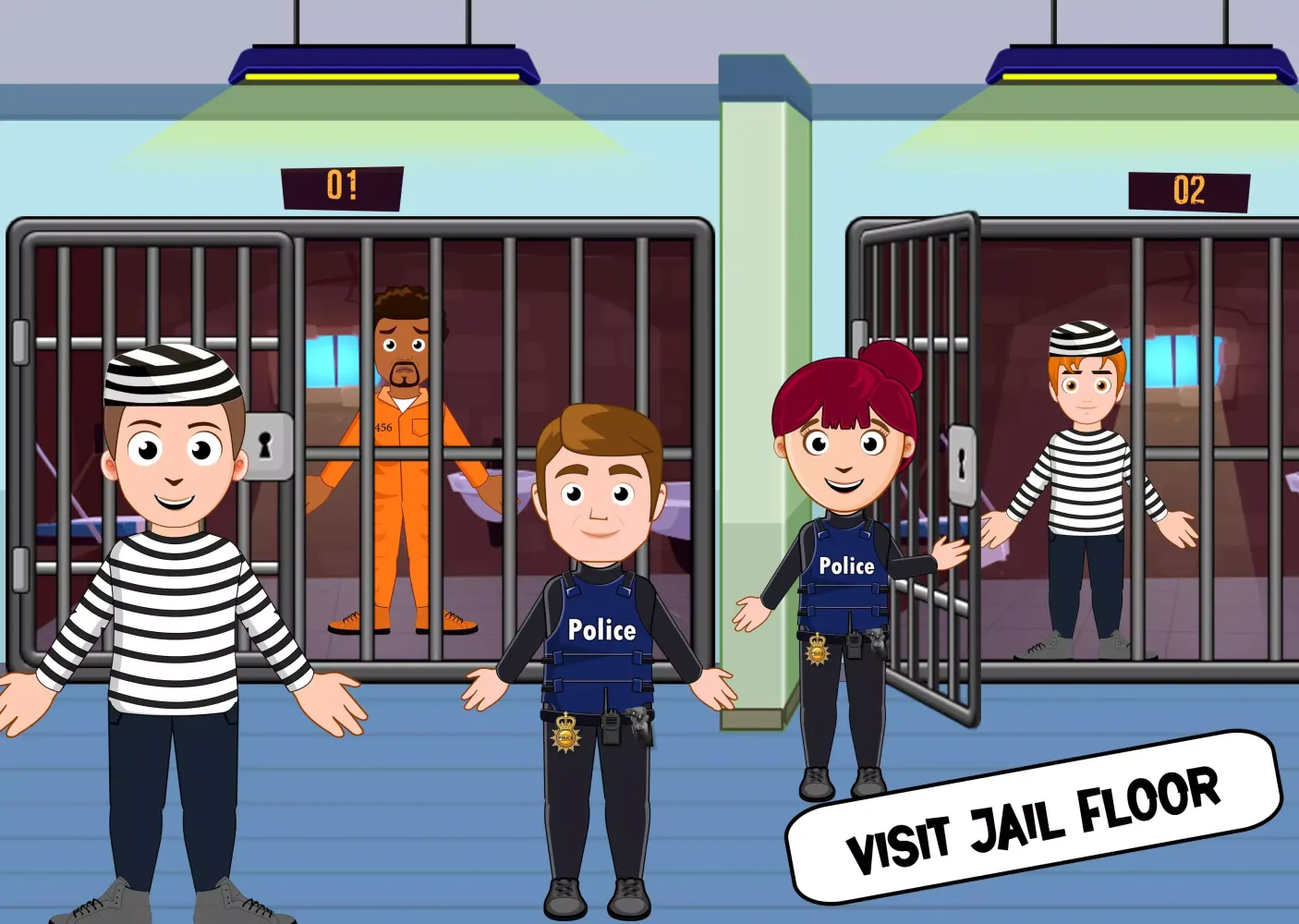 Capturas de pantalla de My Home City Town: Police Game