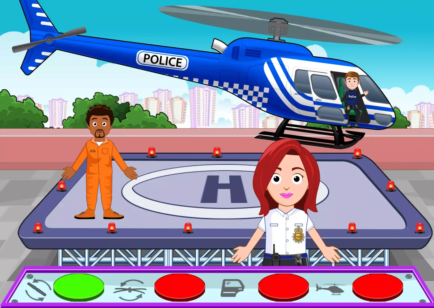 Capturas de pantalla de My Home City Town: Police Game