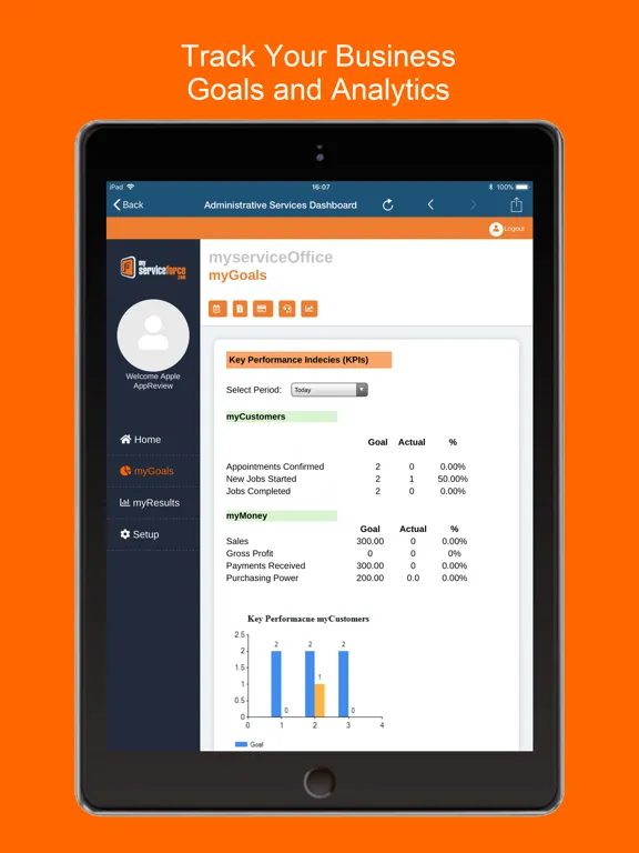 Скриншоты myServiceJOBS+Office iPad 