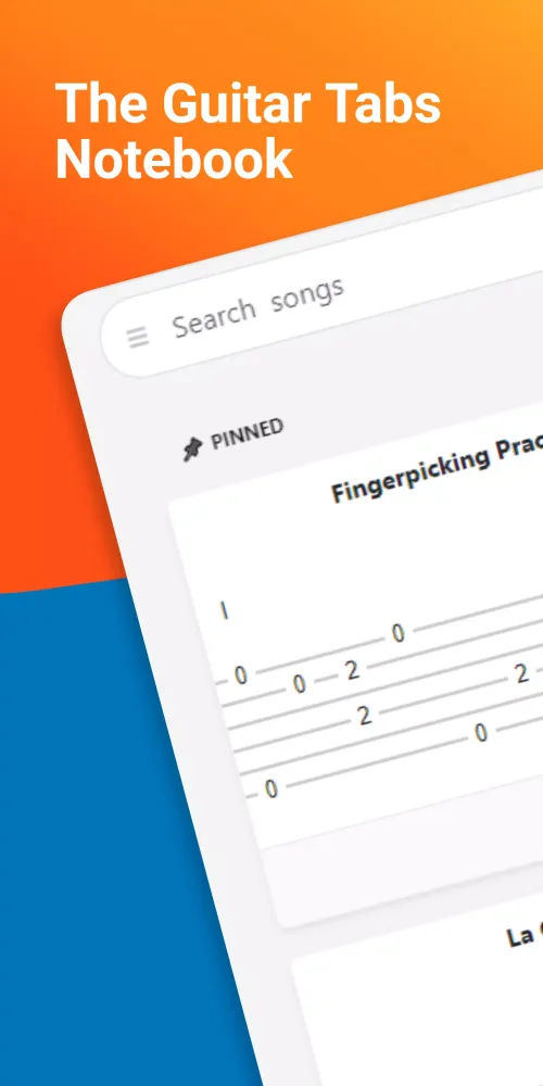 Capturas de tela do My Guitar Tabs