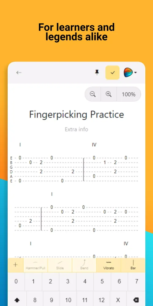 Capturas de tela do My Guitar Tabs