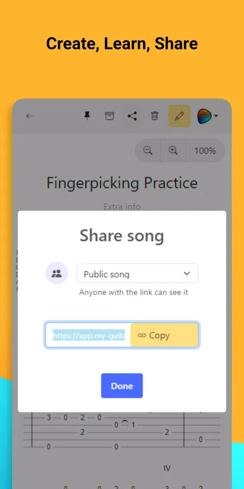 Capturas de tela do My Guitar Tabs