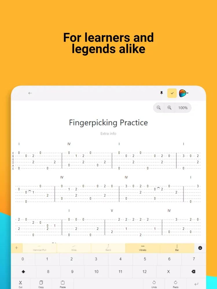 Capturas de tela do My Guitar Tabs
