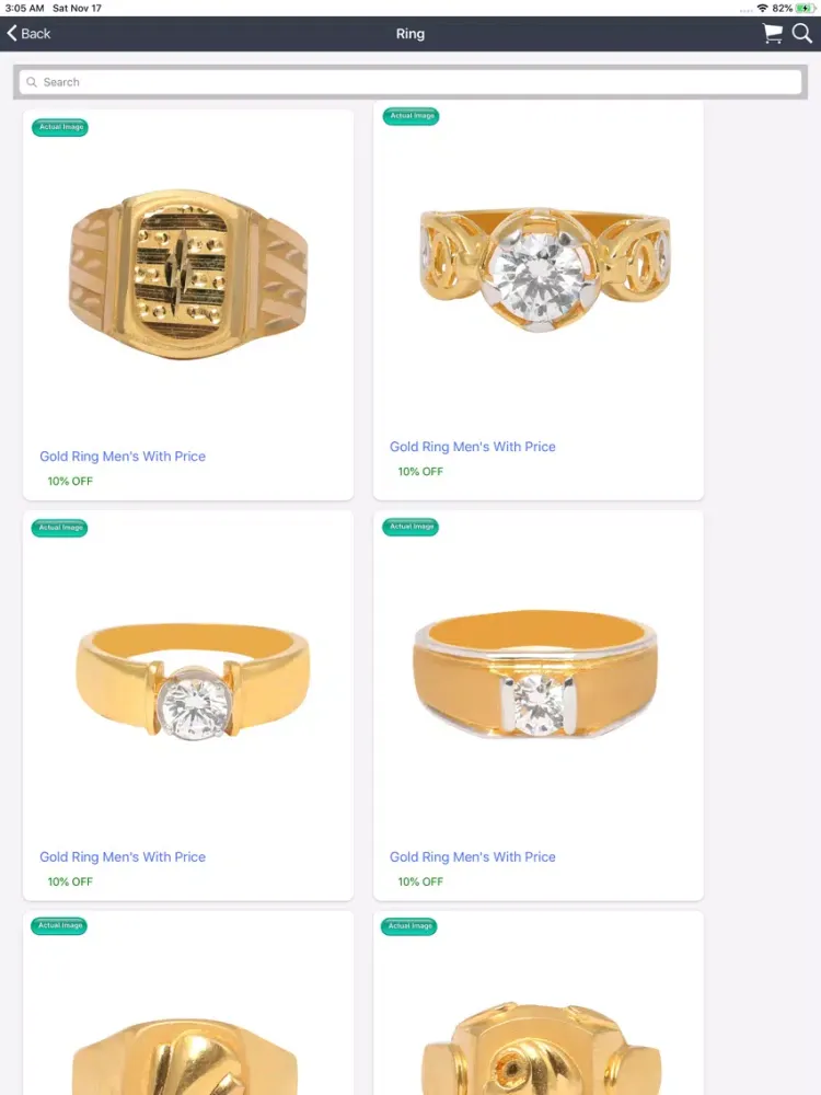 Capturas de tela do My Abhushan - Jewellery Store iPad 