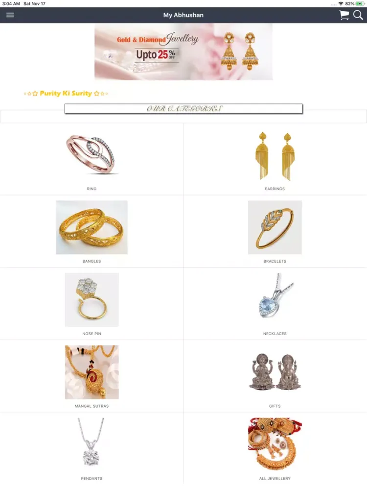 Capturas de tela do My Abhushan - Jewellery Store iPad 
