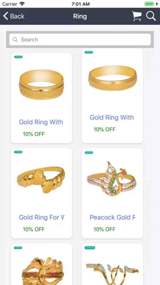 Capturas de tela do My Abhushan - Jewellery Store