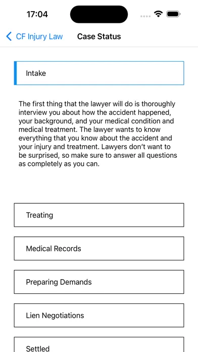 CF Injury Law Screenshots