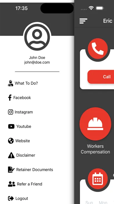Capturas de pantalla de Eric Palacios Legal App