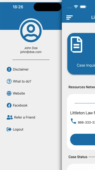 Littleton Law Firm Injury App スクリーンショット