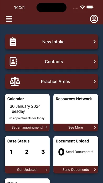 McIver Law Firm Mobile App スクリーンショット