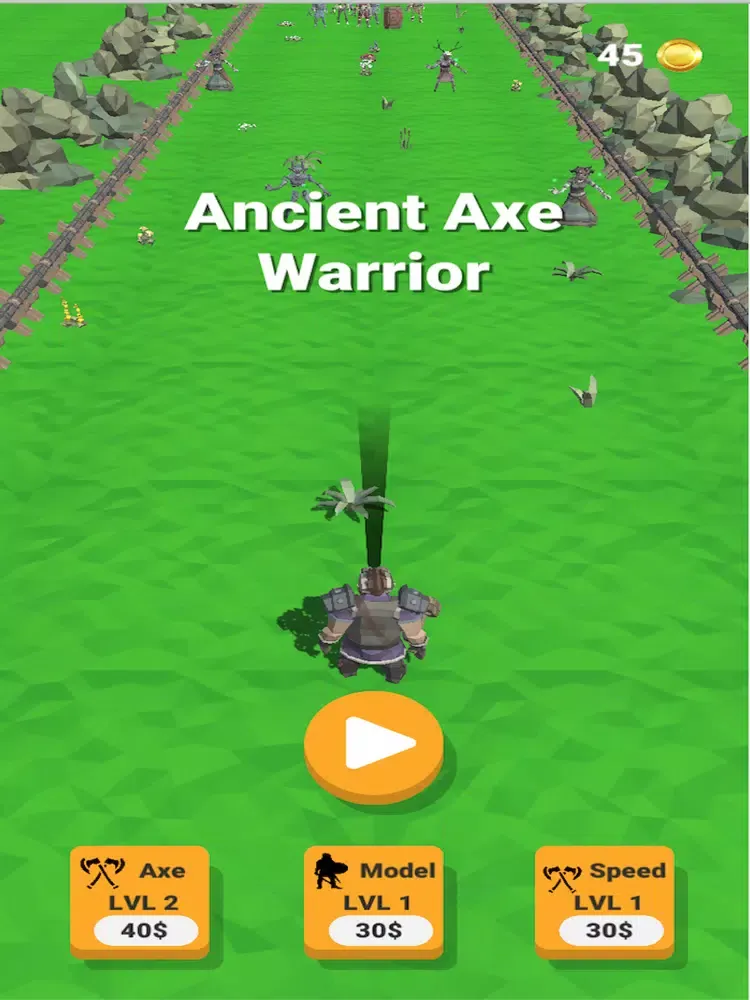 Ảnh chụp màn hình của Ancient Axe Warrior iPad 