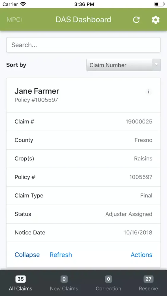 Скриншоты GlobalAg DASHboard