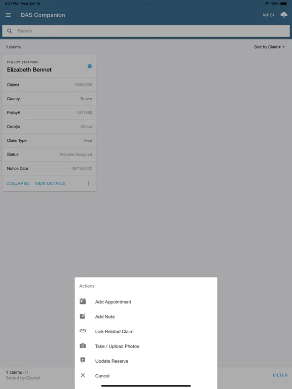 Hudson DCA iPad  स्क्रीनशॉट