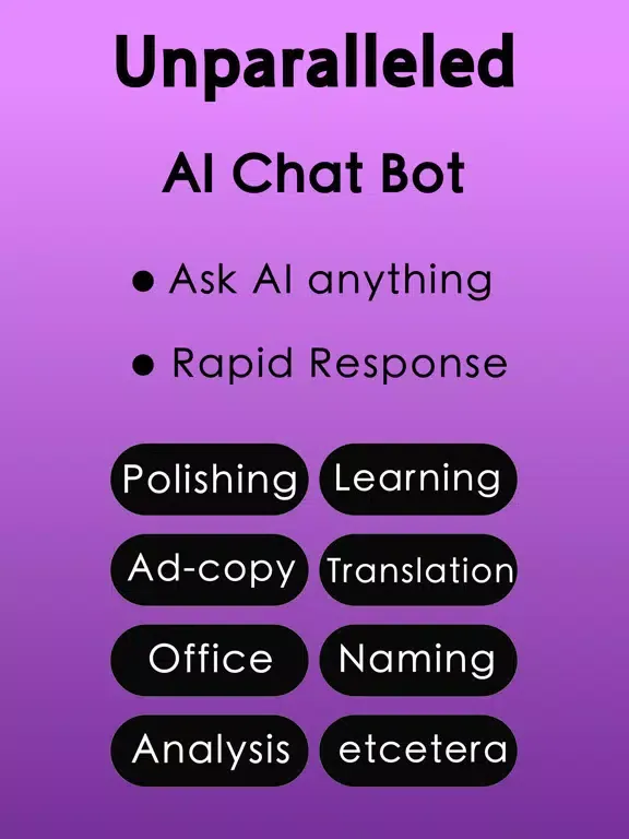 MyAIBot- AI Chat & AI Drawing iPad 应用截图