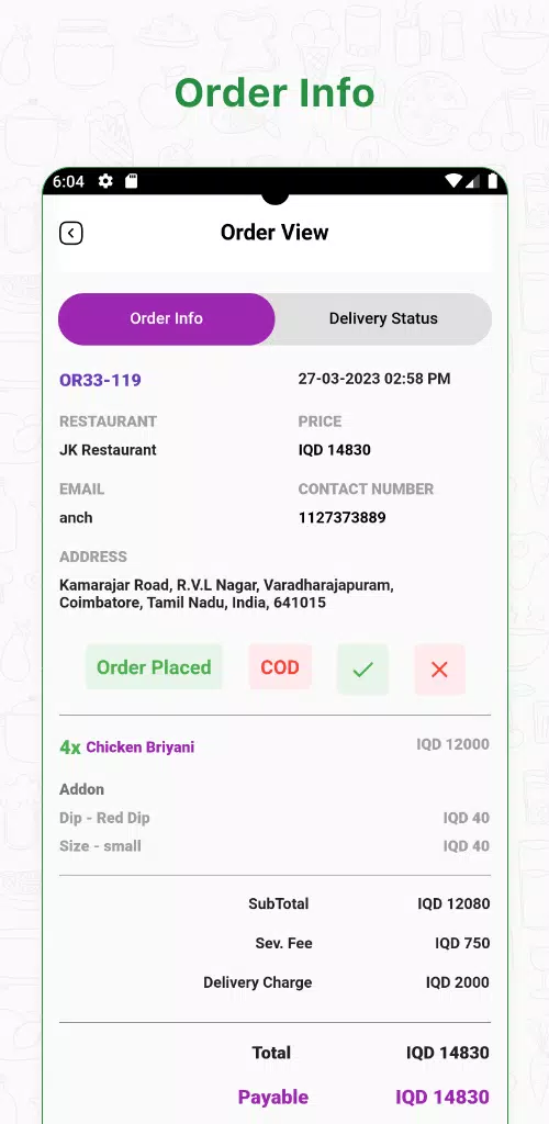 Myakl Restaurant Screenshots5